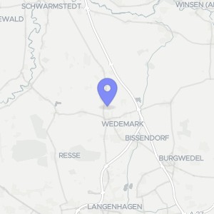 Karte von Florastraße 14, 30900 Wedemark, Hellendorf