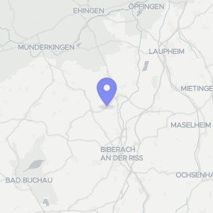 Karte von Bergstraße 11, 11/1, 88433 Schemmerhofen, Alberweiler
