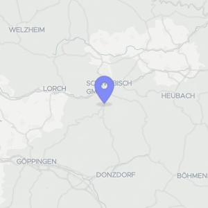 Karte von Pfarrer-Weser-Straße 10, 73529 Schwäbisch Gmünd - Straßdorf