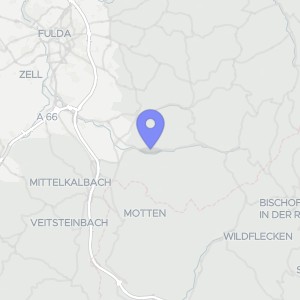 Karte von Ebersberger Straße 24, 36129 Gersfeld, Hettenhausen