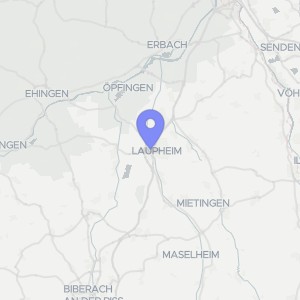 Karte von Uhlmannstraße 3, 88471 Laupheim