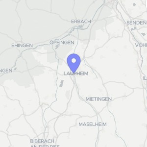 Karte von Mathias-Berle-Weg 17, 88471 Laupheim, Bihlafingen