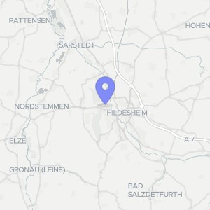 Karte von Jahnstraße  15, 31137 Hildesheim, Himmelsthür