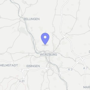 Karte von Am Wandberg; Nähe Wandberg 48, 97080 Würzburg, Oberdürrbach