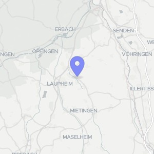 Karte von Bergstraße 18, 88483 Burgrieden