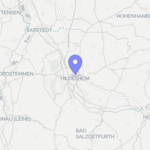Karte von Am Marienfriedhof 50, 31134 Hildesheim