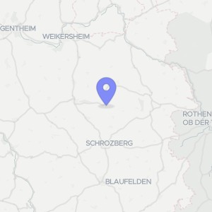 Karte von Wildentierbach  80, 97996 Niederstetten