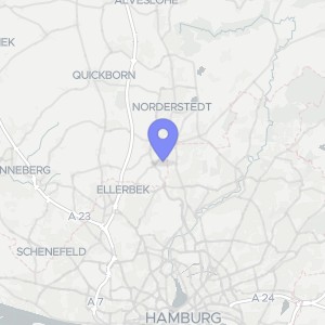 Karte von Aspelohe 22, 22a-c, 22848 Norderstedt