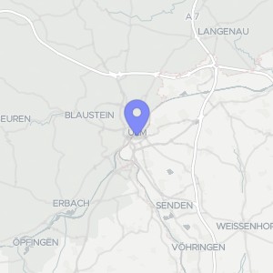 Karte von Krankenhausstraße (Donaucenter) 1, 89231 Neu-Ulm